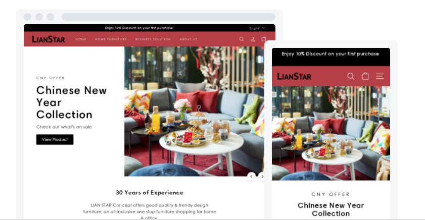 New Website for better customer's experince