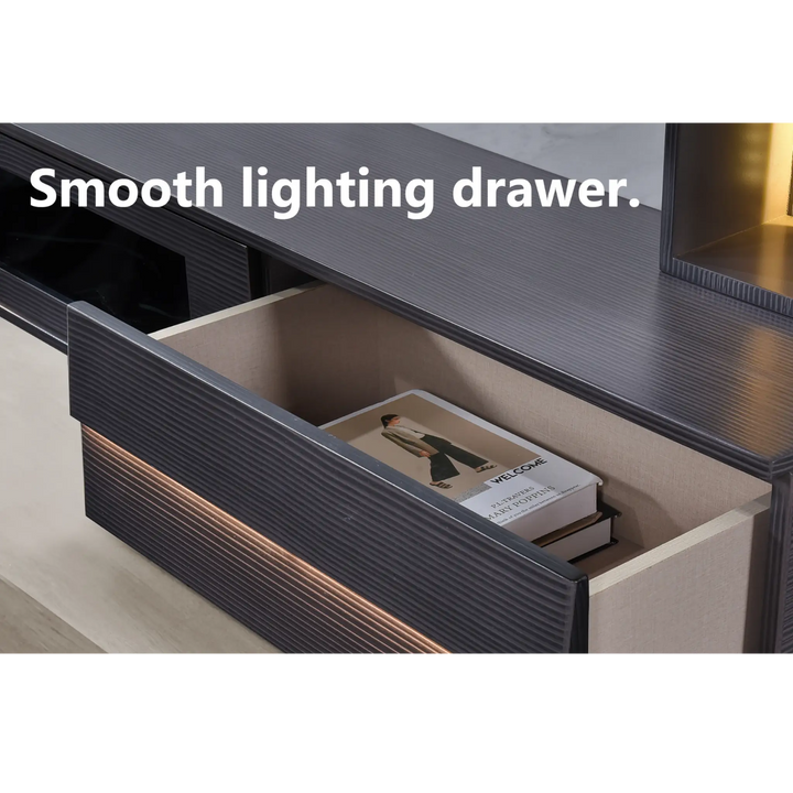HATCH Wall TV Cabinet with LED (Tall)