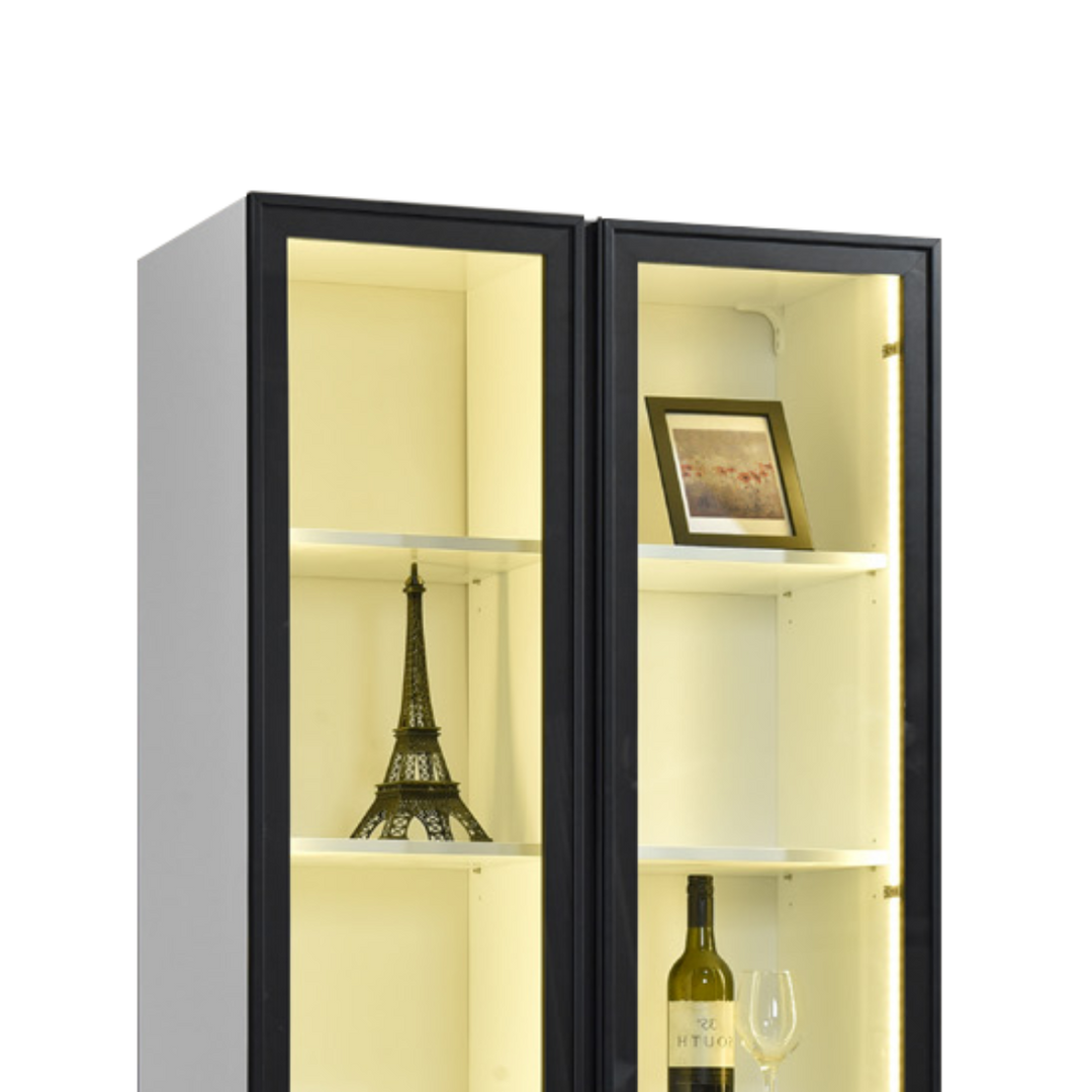 BIANCA Aluminum Frame Door Cabinet