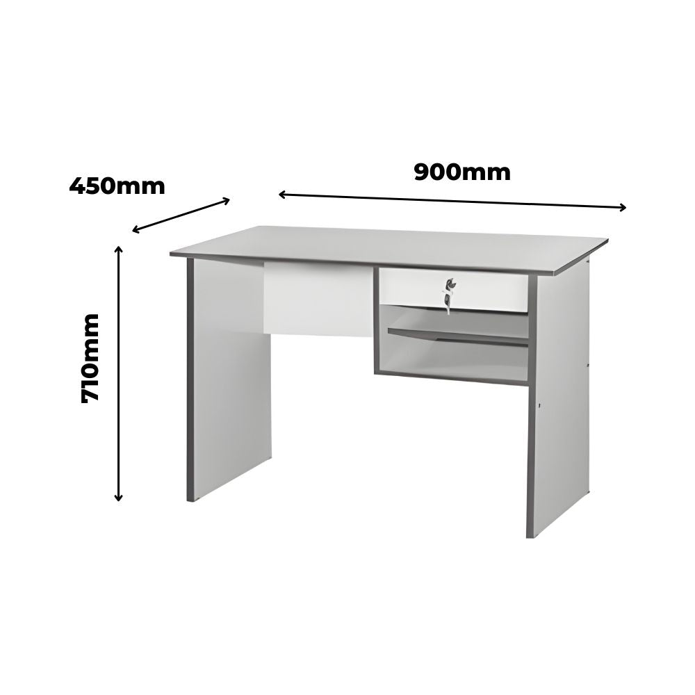 GREZI 3' Mini Desk with Drawer - Lian Star