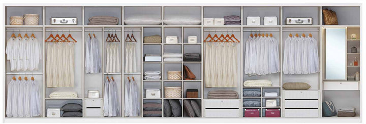 SOLUNA L-Shape Wardrobe and Dressing Table