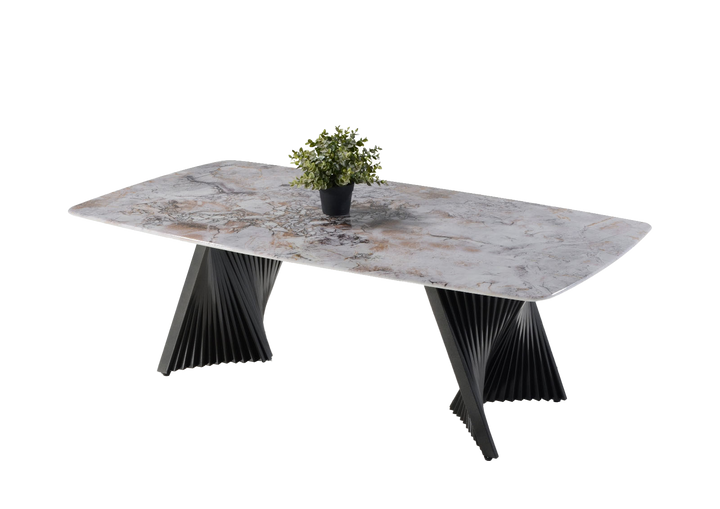 AURORA Crystal Marble Coffee Table