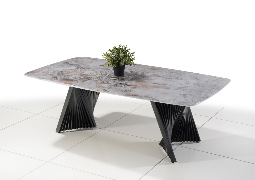 AURORA Crystal Marble Coffee Table