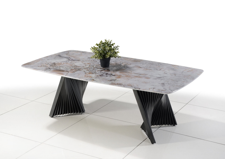 AURORA Crystal Marble Coffee Table