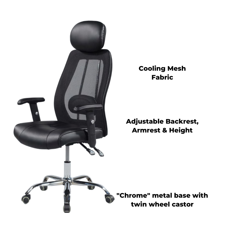 NETTO Mesh Highback Chair - Lian Star