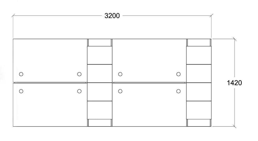 FRAXI 4 Pax Workstation - Lian Star