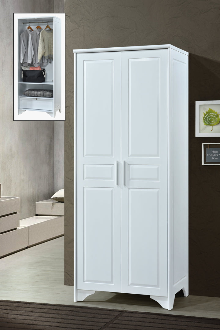 MIYA 81 2 Door Wardrobe - Lian Star