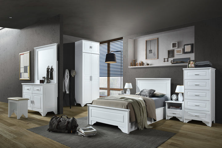 MIYA 82 3 Door Wardrobe - Lian Star
