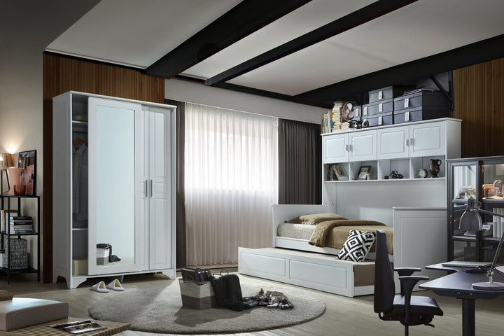 MIYA 93 Super Single Bed with Pull Out Extra Bed - Lian Star