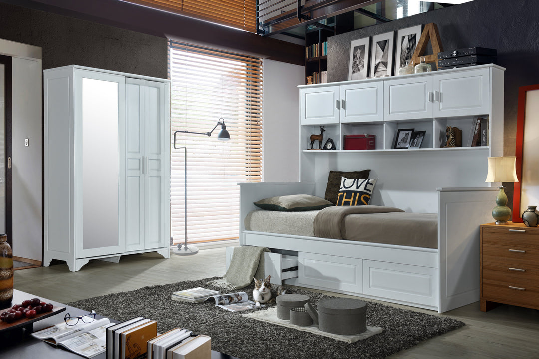 MIYA 92 Super Single Bed with Storage - Lian Star