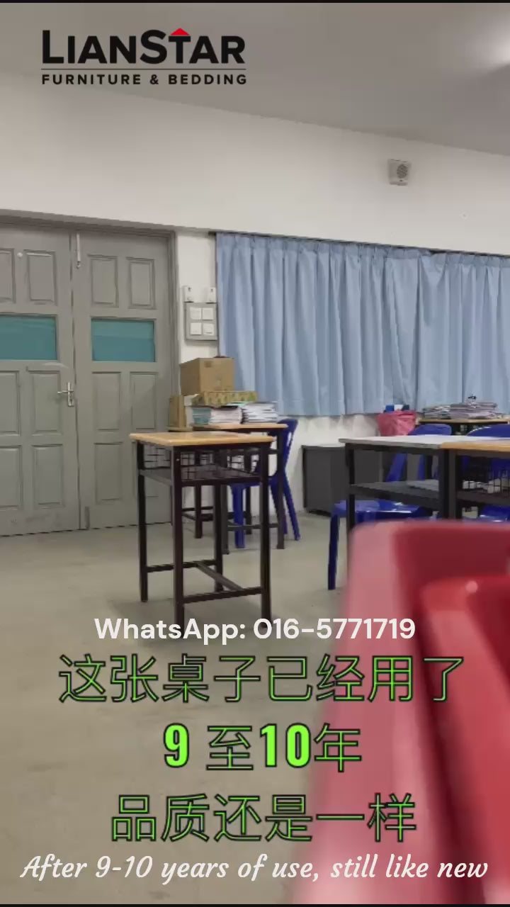 Meja Sekolah Atas Kayu ST-38 dengan Laci