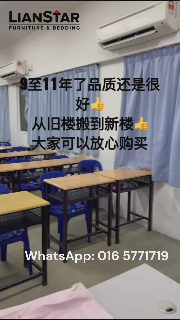 Meja Sekolah Atas Kayu ST-38 dengan Laci