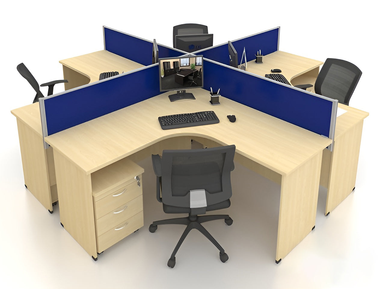 Table Top Partition Concept Workstation - Lian Star