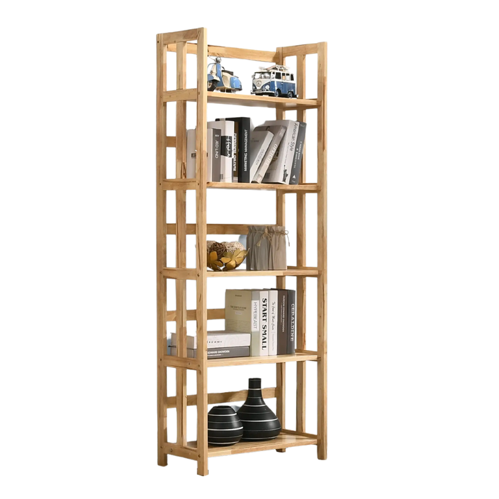 HIRO 3 Tier Solid Wooden Shelf