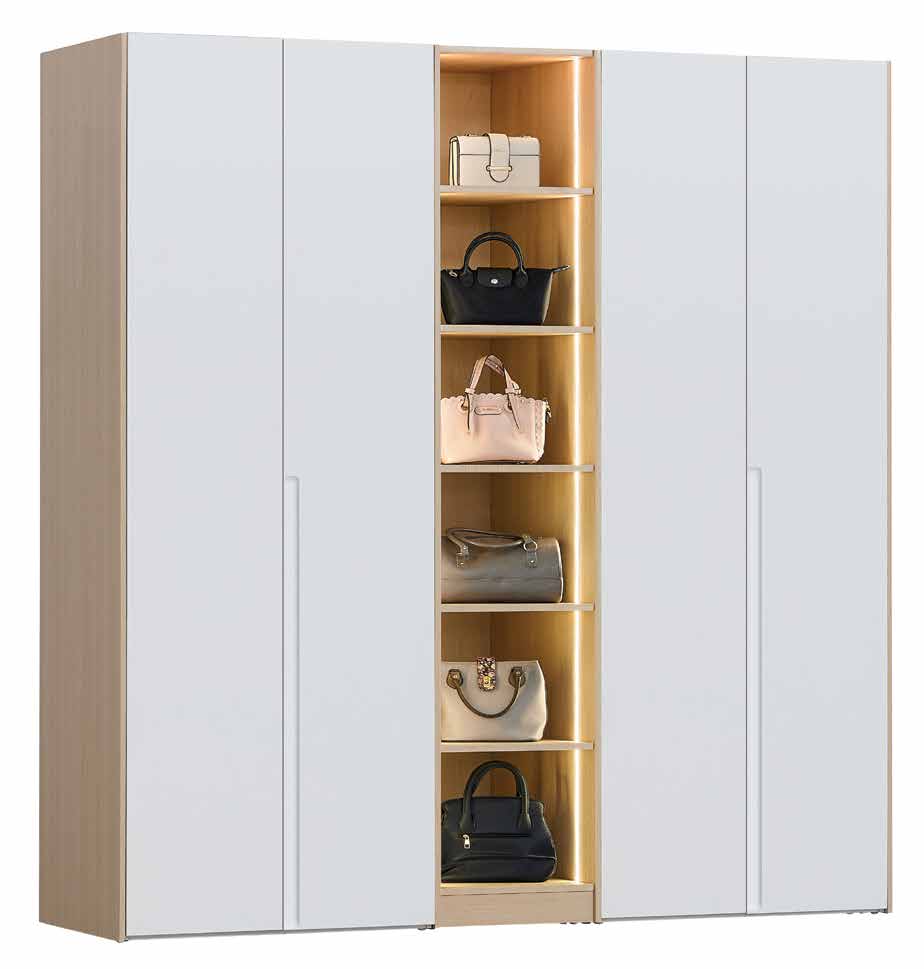 LEGNA Wardrobe with LED Display