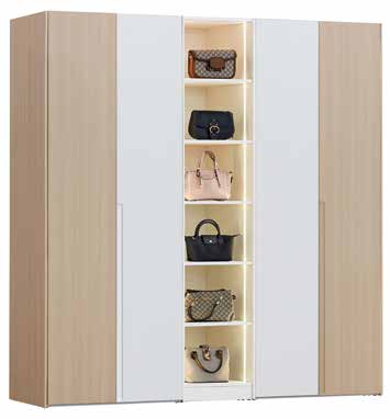 LEGNA Wardrobe with LED Display