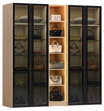 LEGNA Wardrobe with LED Display