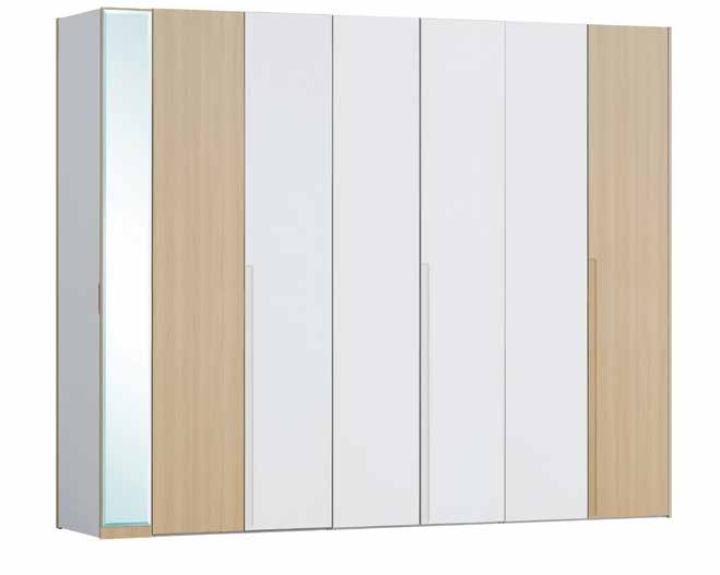 LEGNA Wardrobe with Side Cabinet