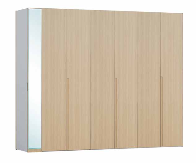 LEGNA Wardrobe with Side Cabinet