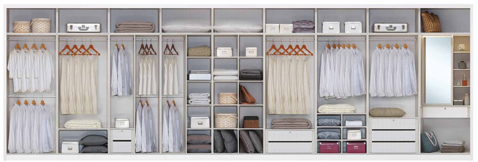 SOLUNA L-Shape Wardrobe and Dressing Table