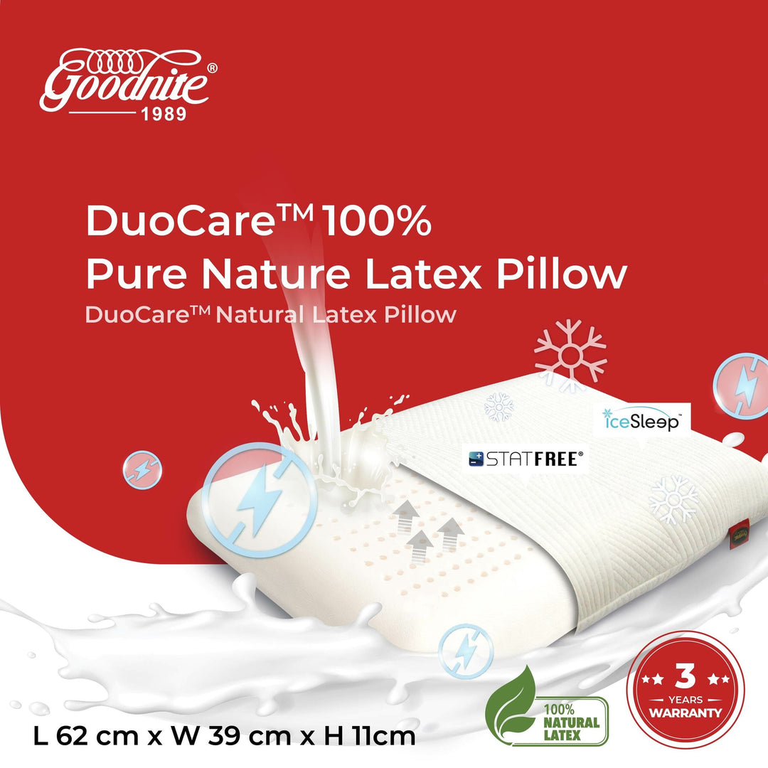 GOODNITE DuoCare™ Natural Latex Pillow - Lian Star