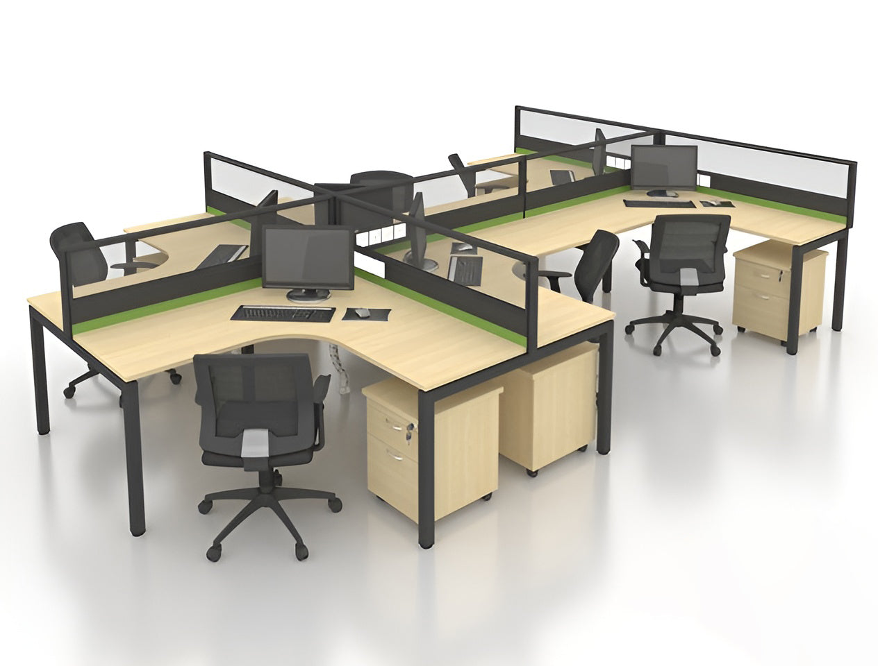 Table Top Partition Concept Workstation - Lian Star