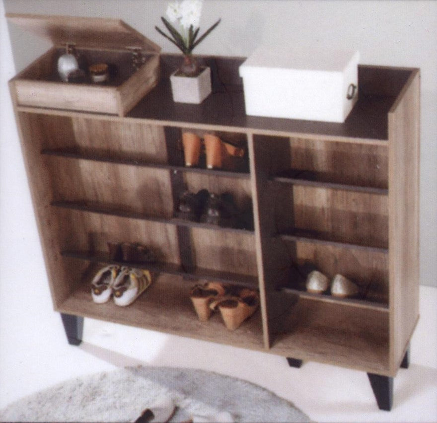 FOOTMATE 3 Door Wooden Shoe Cabinet - Lian Star