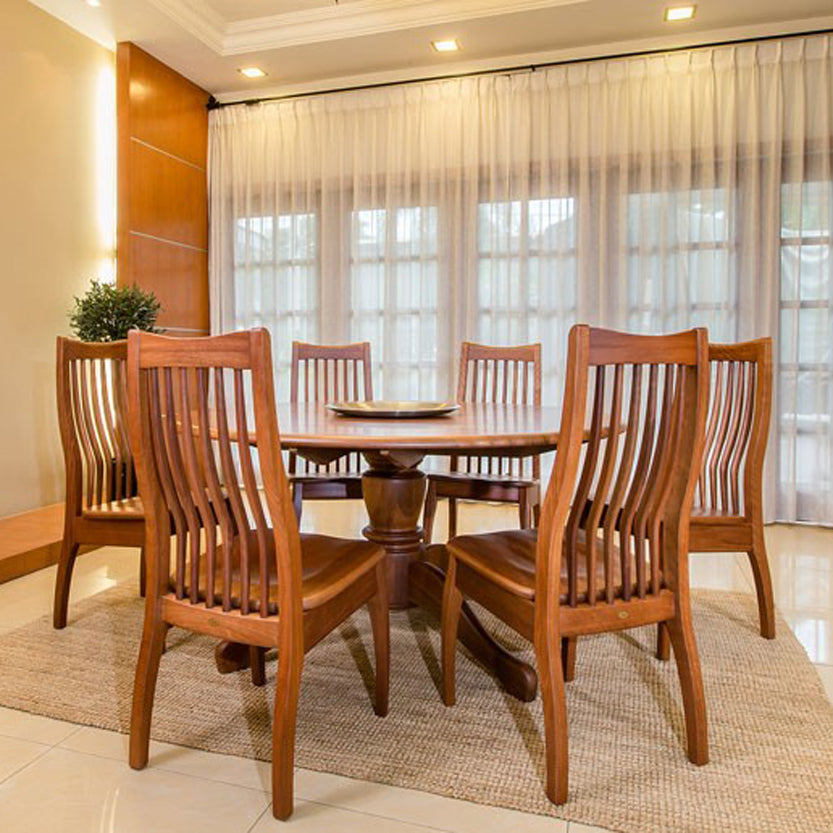 Solid Nyatoh Dining Chair 777W - Lian Star