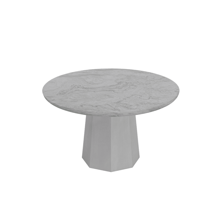 Round Marble Dining Table Ø1.3m | Marble Top and Base