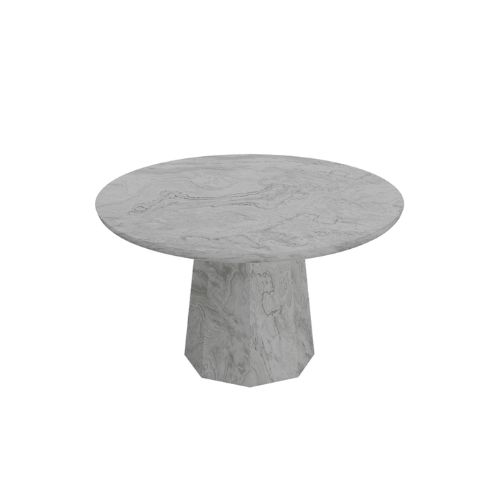 Round Marble Dining Table Ø1.3m B07918 top B07918 base
