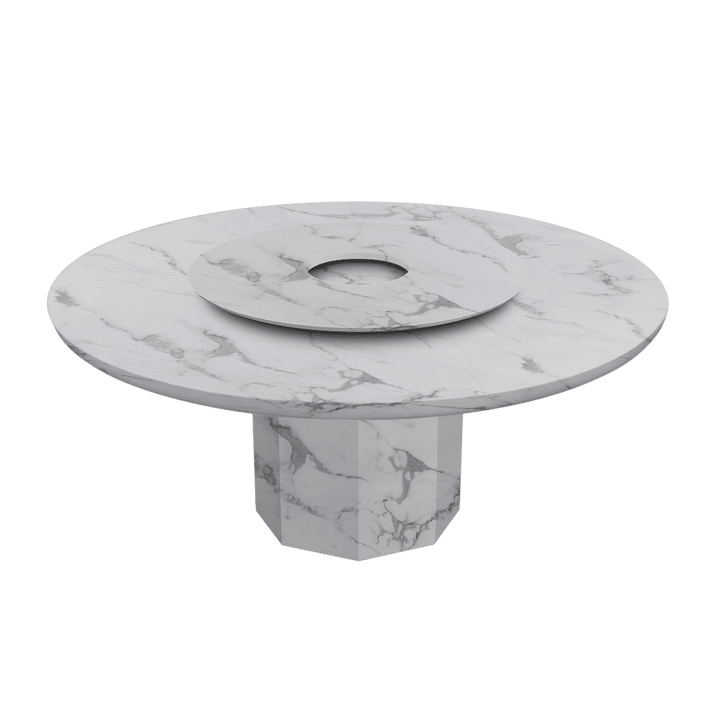 Round Marble Dining Table Ø1.8m | Marble Base