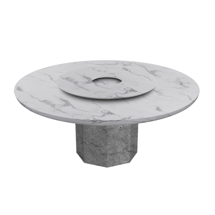 Round Marble Dining Table Ø1.8m | Marble Base