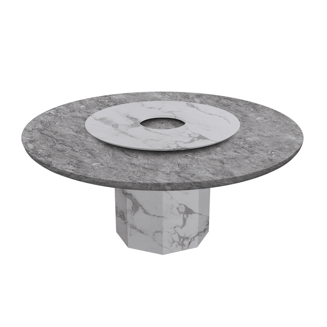 Round Marble Dining Table Ø1.8m | Marble Base