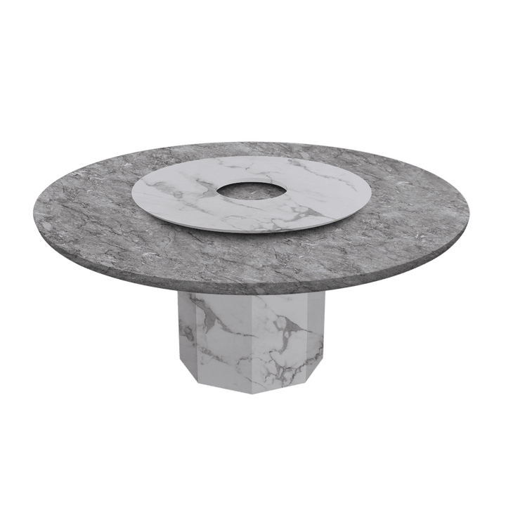 Round Marble Dining Table Ø1.8m | Marble Base