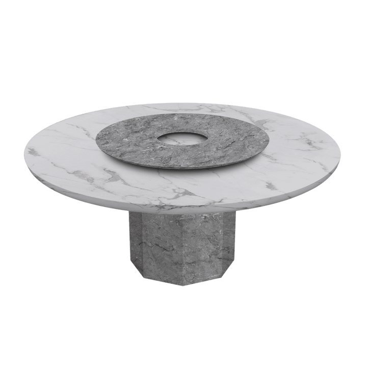 Round Marble Dining Table Ø1.8m | Marble Base