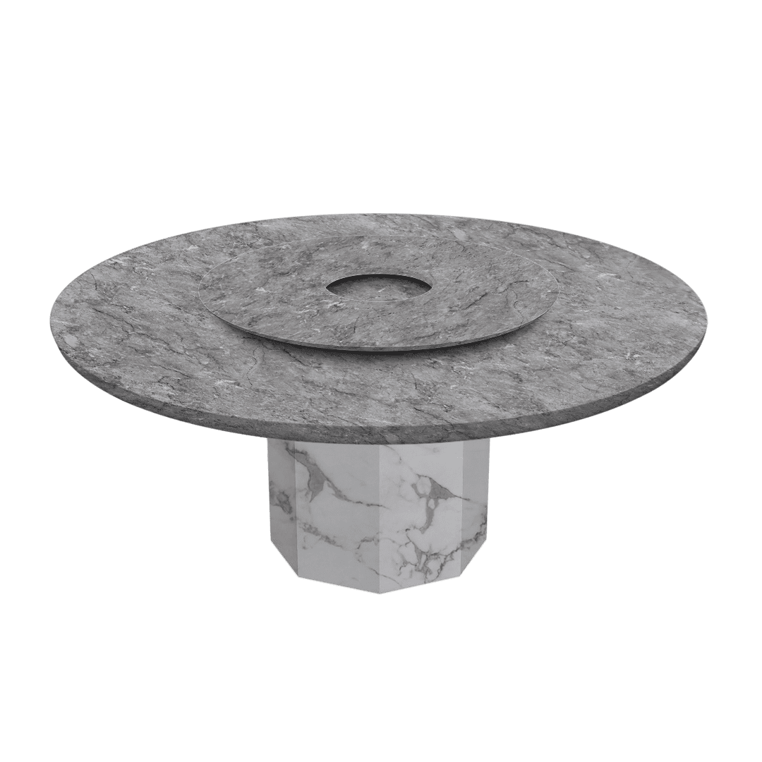 Round Marble Dining Table Ø1.8m | Marble Base
