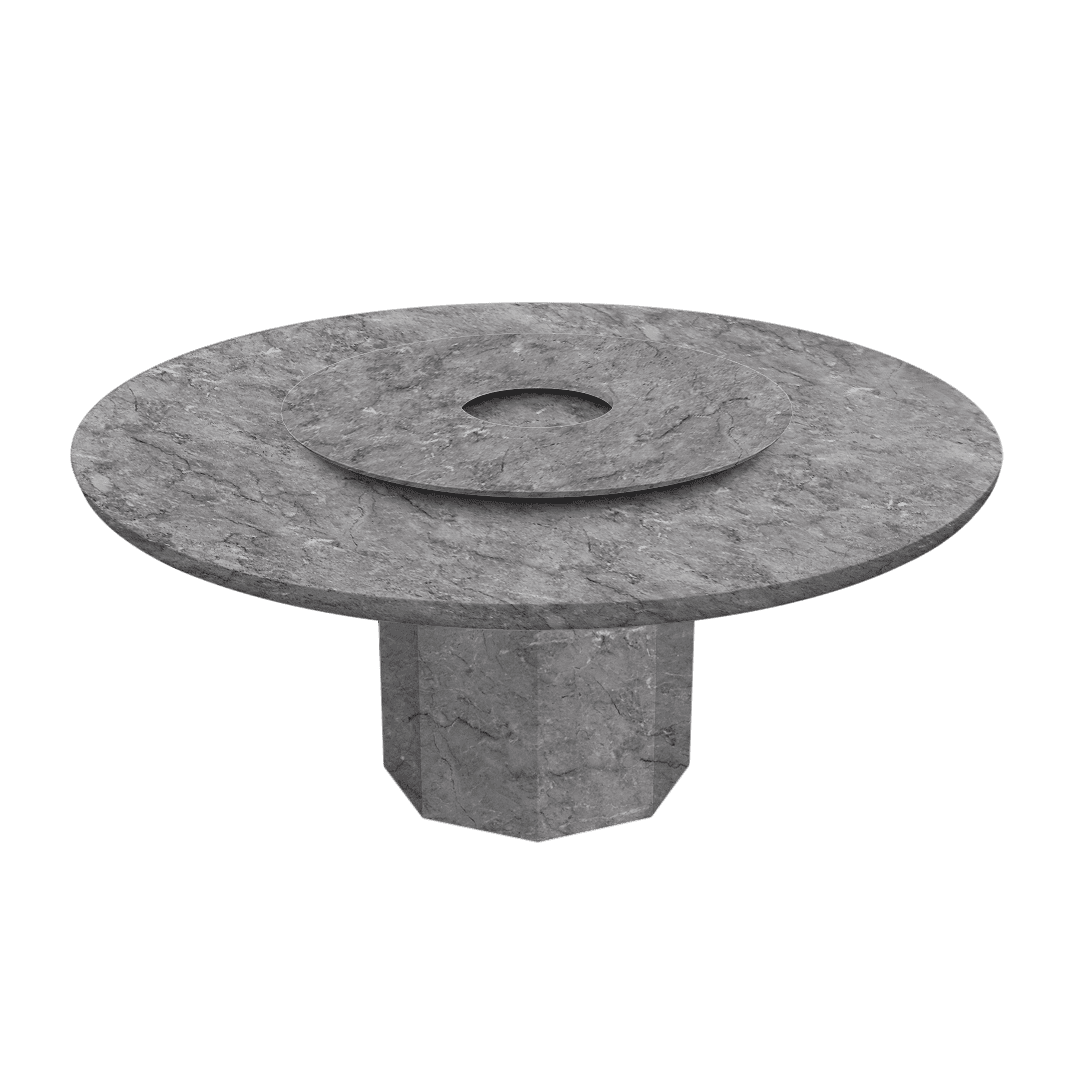 Round Marble Dining Table Ø1.8m | Marble Base