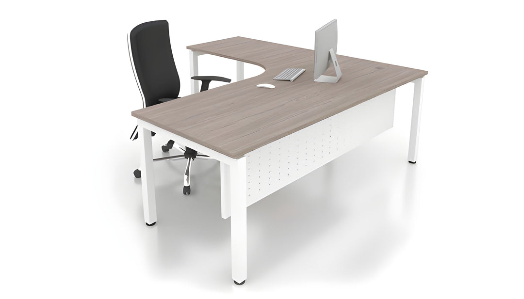 U-Leg Modern L-Shape Desk - Lian Star