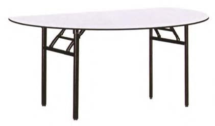 Half-Round Folding Table