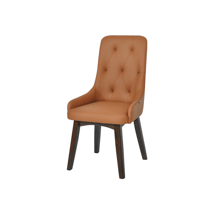 Kaia Soft PU High Back Tufted Dining Chair - main view