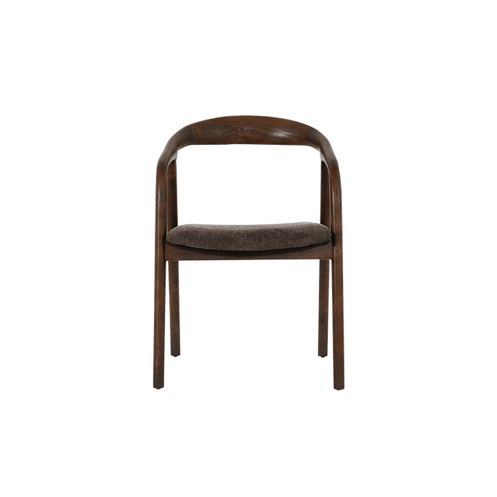Udoka Walnut Solid Ash Wood Dining Chair - alternate view