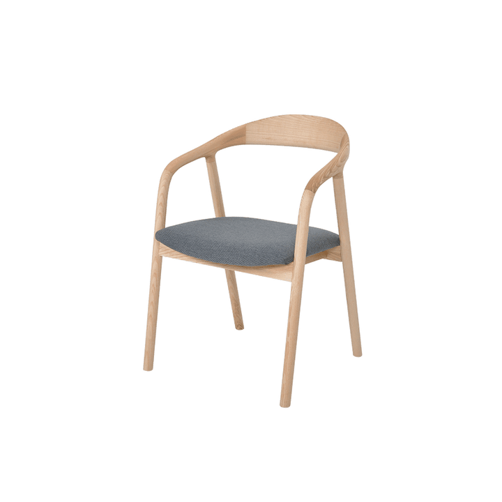 Udoka Solid Ash Wood Dining Chair - main view