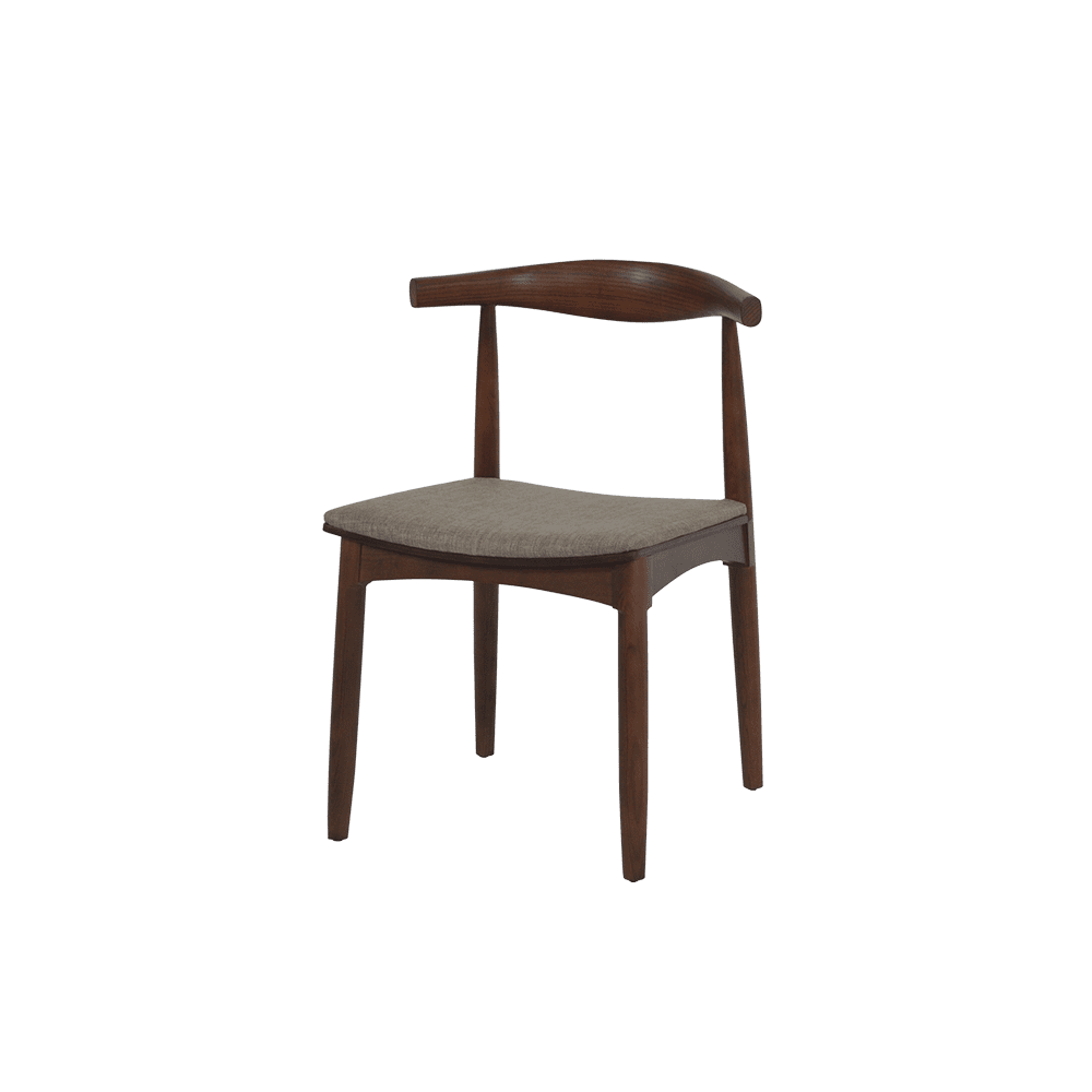 Kazumi Walnut Solid Ash Wood Dining Chair - main view