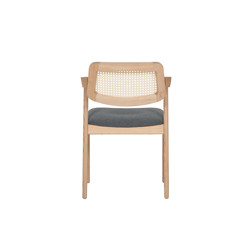 Zuma Solid Ash Wood Dining Chair - alternate view