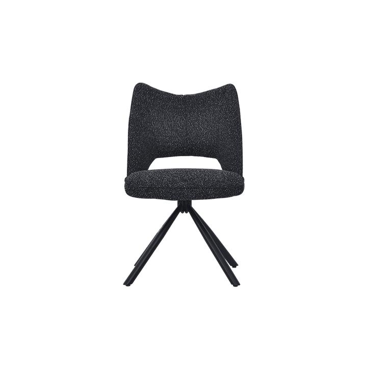 Vito Flecked Black Dining Chair - alternate view