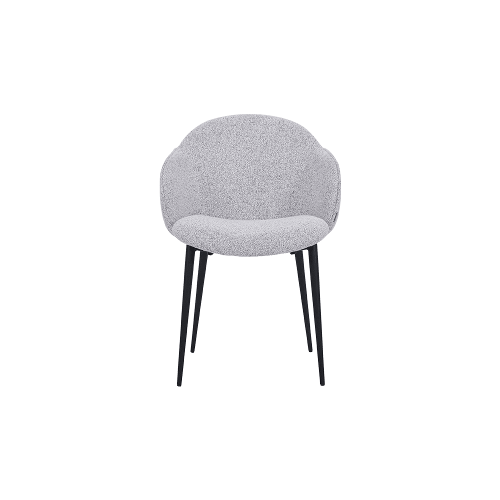 Ellen Curved Back Minimalist Dining Chair - alternate view