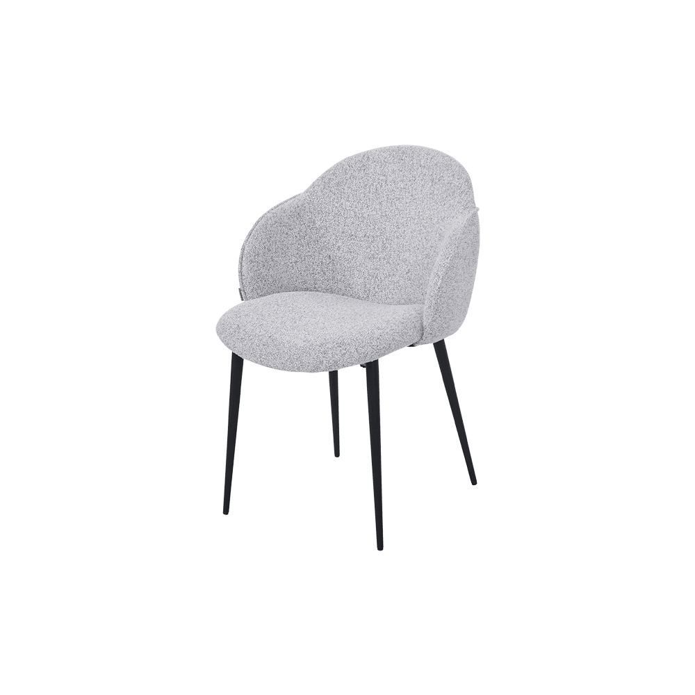 Ellen Curved Back Minimalist Dining Chair - main view