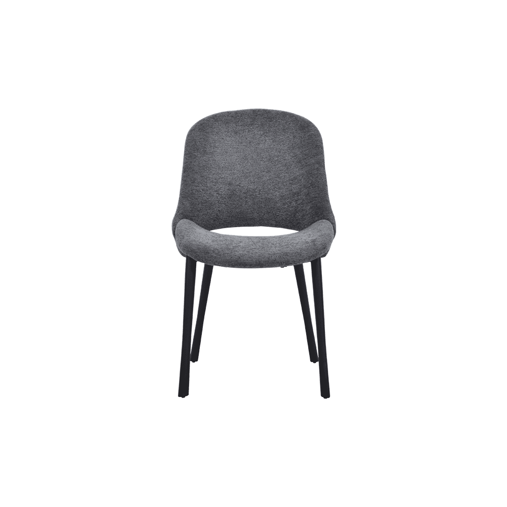 Nara Contemporary Rounded Dining Chair - alternate view
