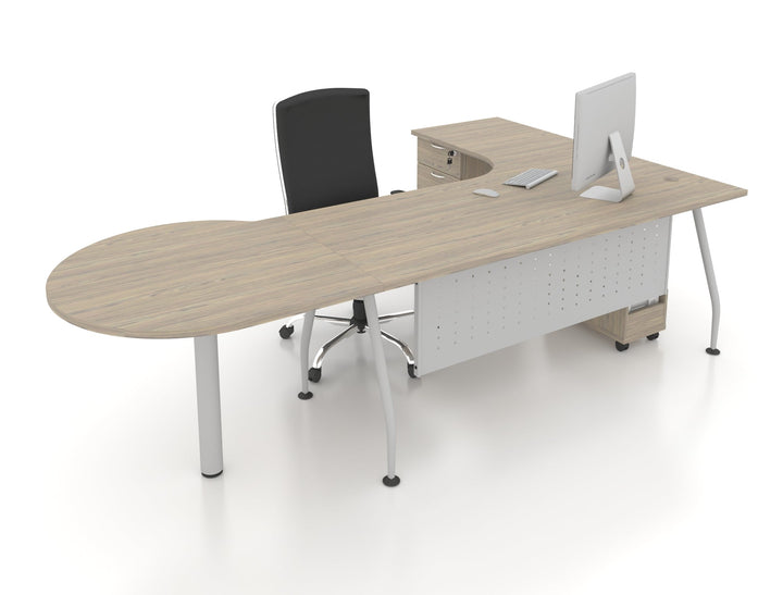 ELEUSINE 9' Modern Executive Desk - Lian Star