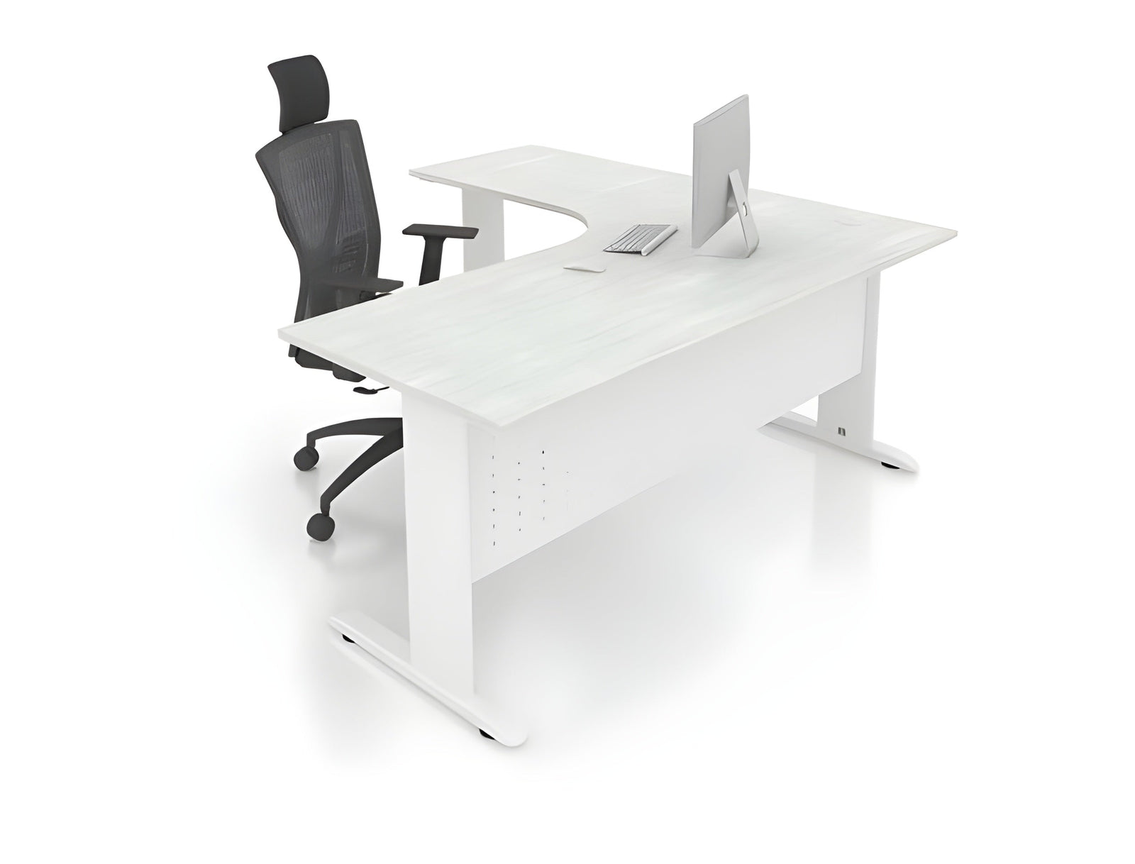 J-Leg Modern L-Shape Desk - Lian Star